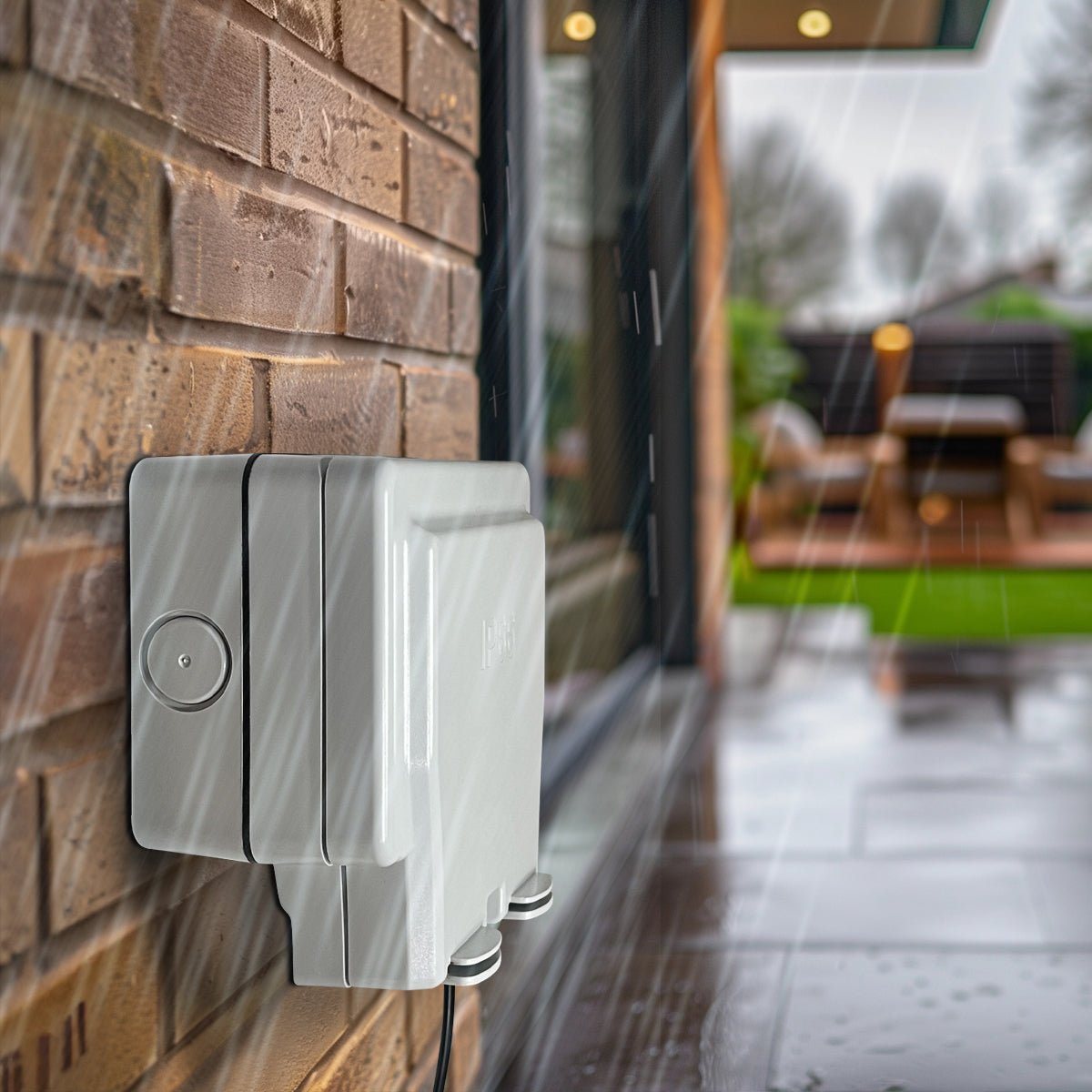 13A 2 Gang Weatherproof Double Outdoor Switched DP Socket IP66 - Energy Light Bulbs - Free delivery on all orders