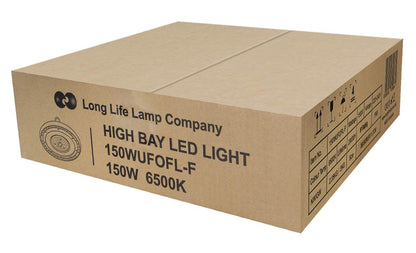 150W LED Thin High Bay Light UFO Suspended Warehouse Lighting 6500k IP65 Spotlamp FL - F - Energy Light Bulbs - Free delivery on all orders