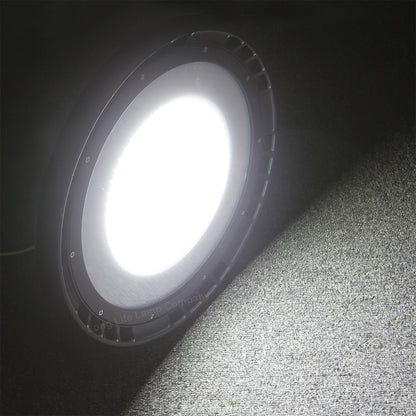 150W LED Thin High Bay Light UFO Suspended Warehouse Lighting 6500k IP65 Spotlamp FL - F - Energy Light Bulbs - Free delivery on all orders
