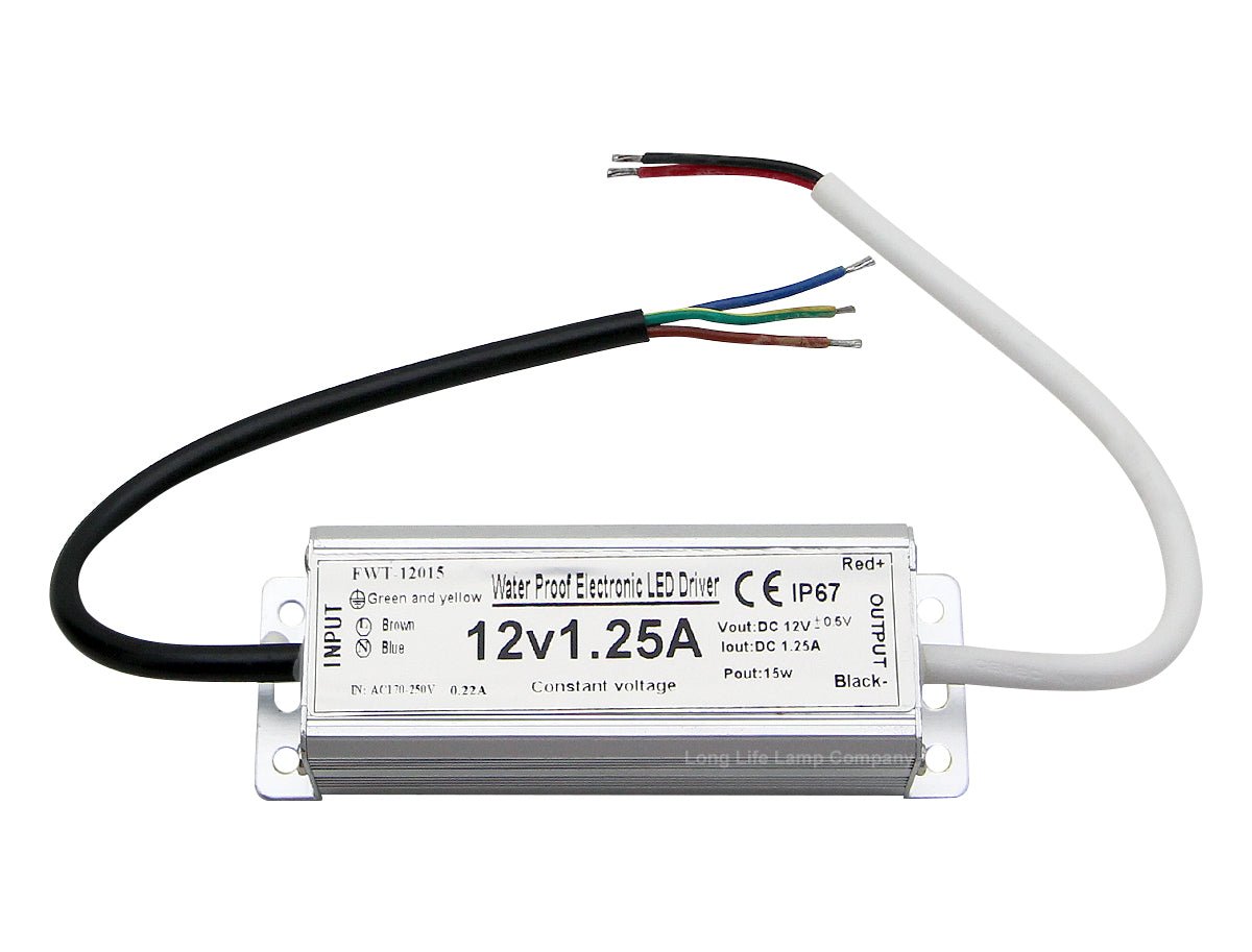 15w LED Driver Transformer IP67 Water Proof - Energy Light Bulbs - Free delivery on all orders