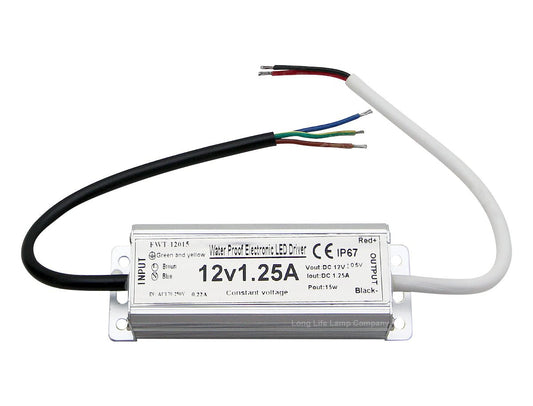 15w LED Driver Transformer IP67 Water Proof - Energy Light Bulbs - Free delivery on all orders