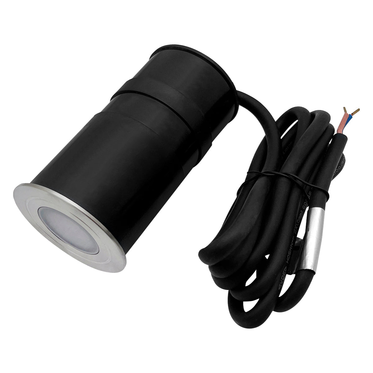 1.5W LED Ground Light Brushed Chrome IP67 Cool White 6500K GL13CW - Energy Light Bulbs - Free delivery on all orders