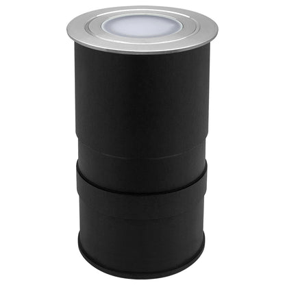 1.5W LED Ground Light Brushed Chrome IP67 Cool White 6500K GL13CW - Energy Light Bulbs - Free delivery on all orders