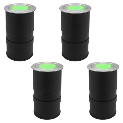 1.5W LED Ground Light Brushed Chrome IP67 Green GL15G - Energy Light Bulbs - Free delivery on all orders