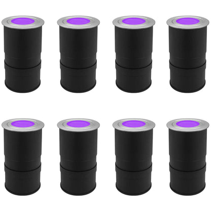 1.5W LED Ground Light Brushed Chrome IP67 Purple GL17P - Energy Light Bulbs - Free delivery on all orders