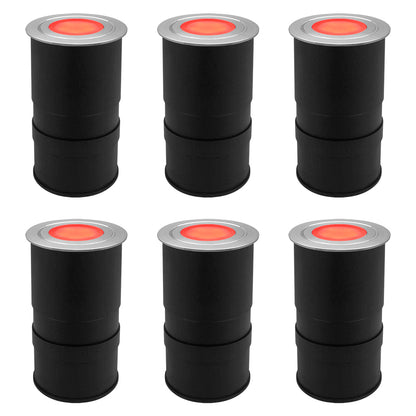 1.5W LED Ground Light Brushed Chrome IP67 Red GL14R - Energy Light Bulbs - Free delivery on all orders