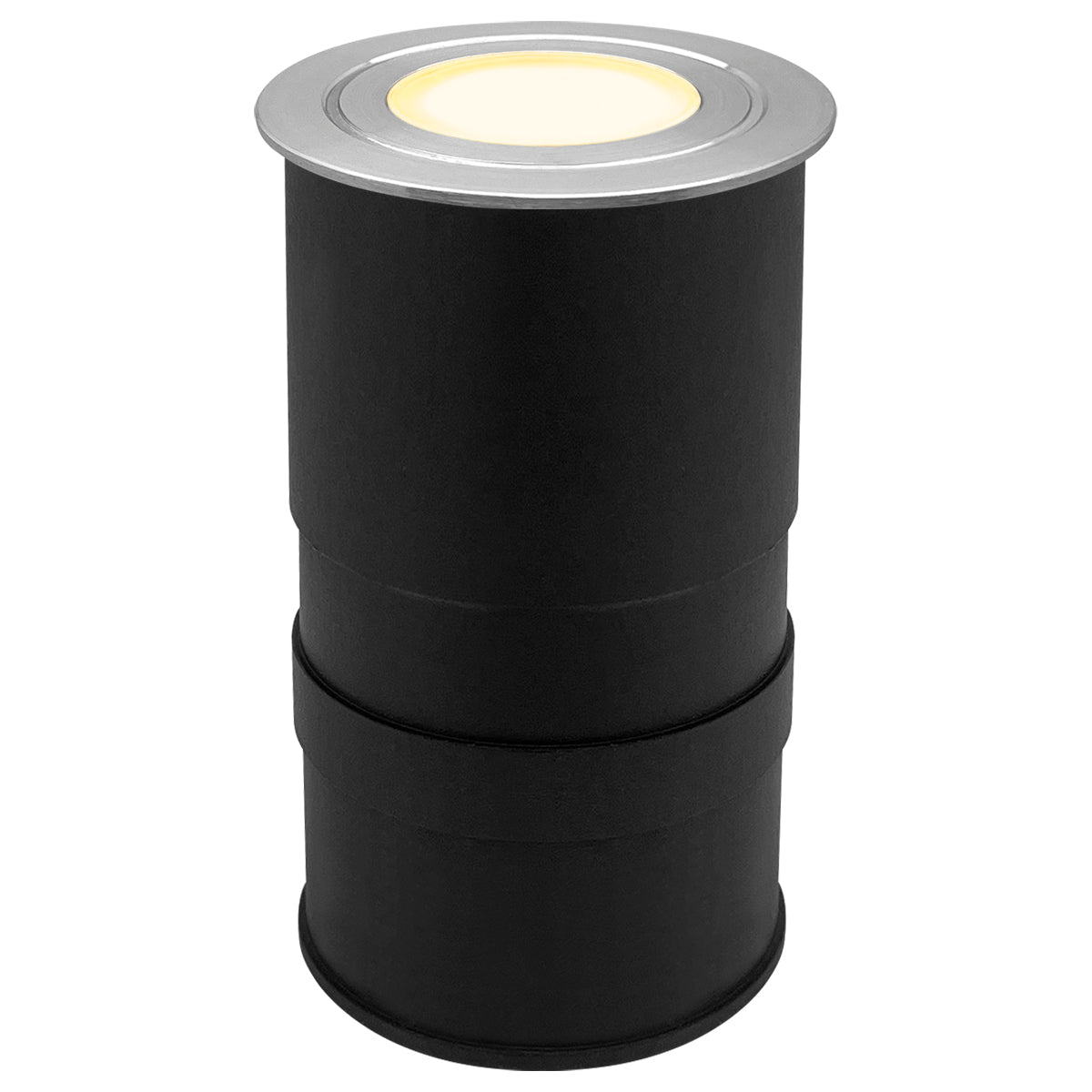 1.5W LED Ground Light Brushed Chrome IP67 Warm White 3000K - Energy Light Bulbs - Free delivery on all orders