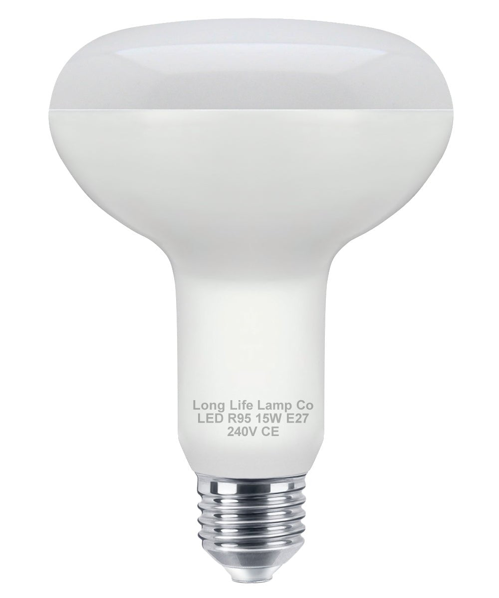 15w LED R95 E27 Warm White Replacment for Reflector R95 LED - Energy Light Bulbs - Free delivery on all orders