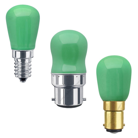 15w Pygmy GREEN B22 or B15 or E14 - Energy Light Bulbs - Free delivery on all orders