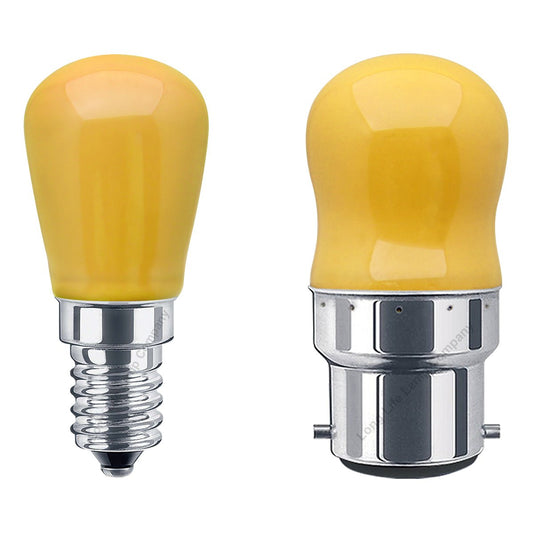 15w Pygmy YELLOW B22 or E14 - Energy Light Bulbs - Free delivery on all orders