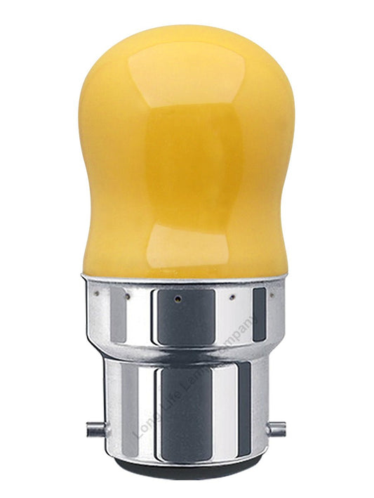 15w Pygmy YELLOW B22 or E14 - Energy Light Bulbs - Free delivery on all orders