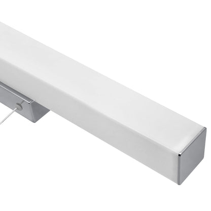 Close-up of pull cord switch on 16W LED bathroom mirror light