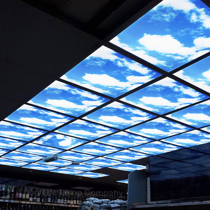Dimmable 40w Sky LED Recessed Ceiling Panel 600 X 600 Cloud Scene SKY01 With Dimmable Transformer