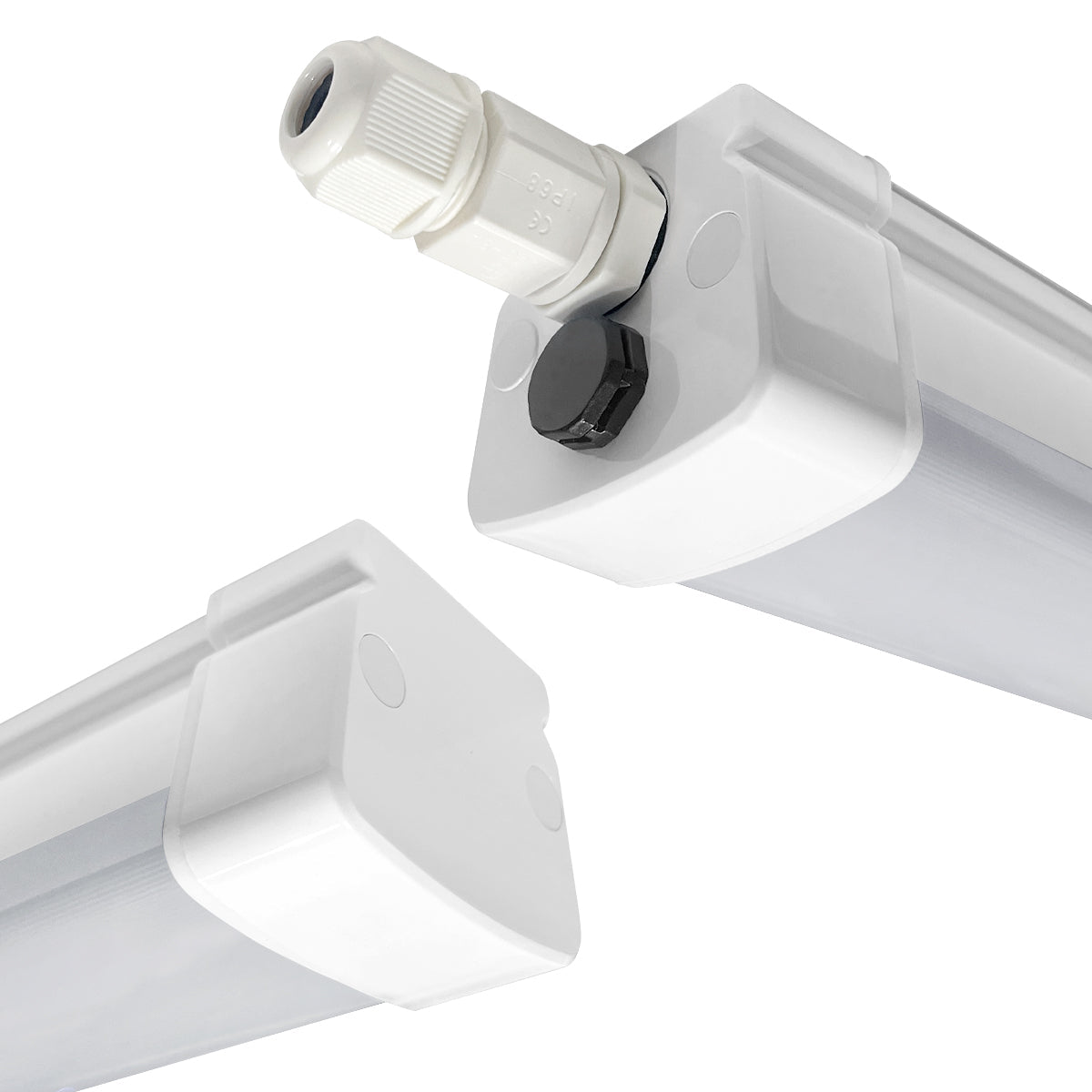 18w 2ft Industrial LED Batten Tube Light IP Rated Cool White T8 Fluorescent Replacement - Energy Light Bulbs - Free delivery on all orders