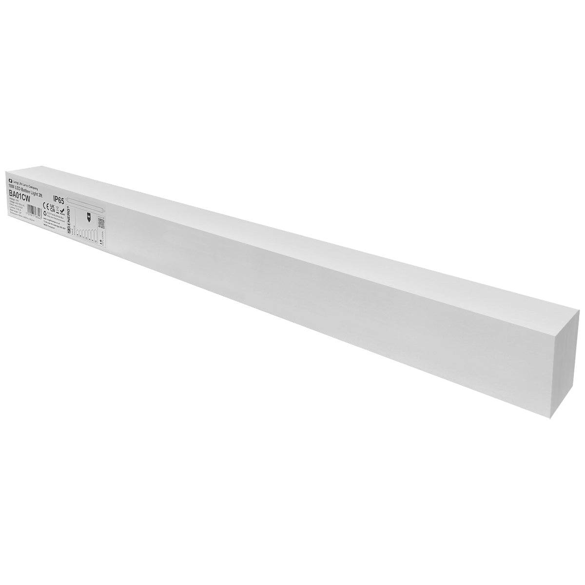 18w 2ft Industrial LED Batten Tube Light IP Rated Cool White T8 Fluorescent Replacement - Energy Light Bulbs - Free delivery on all orders