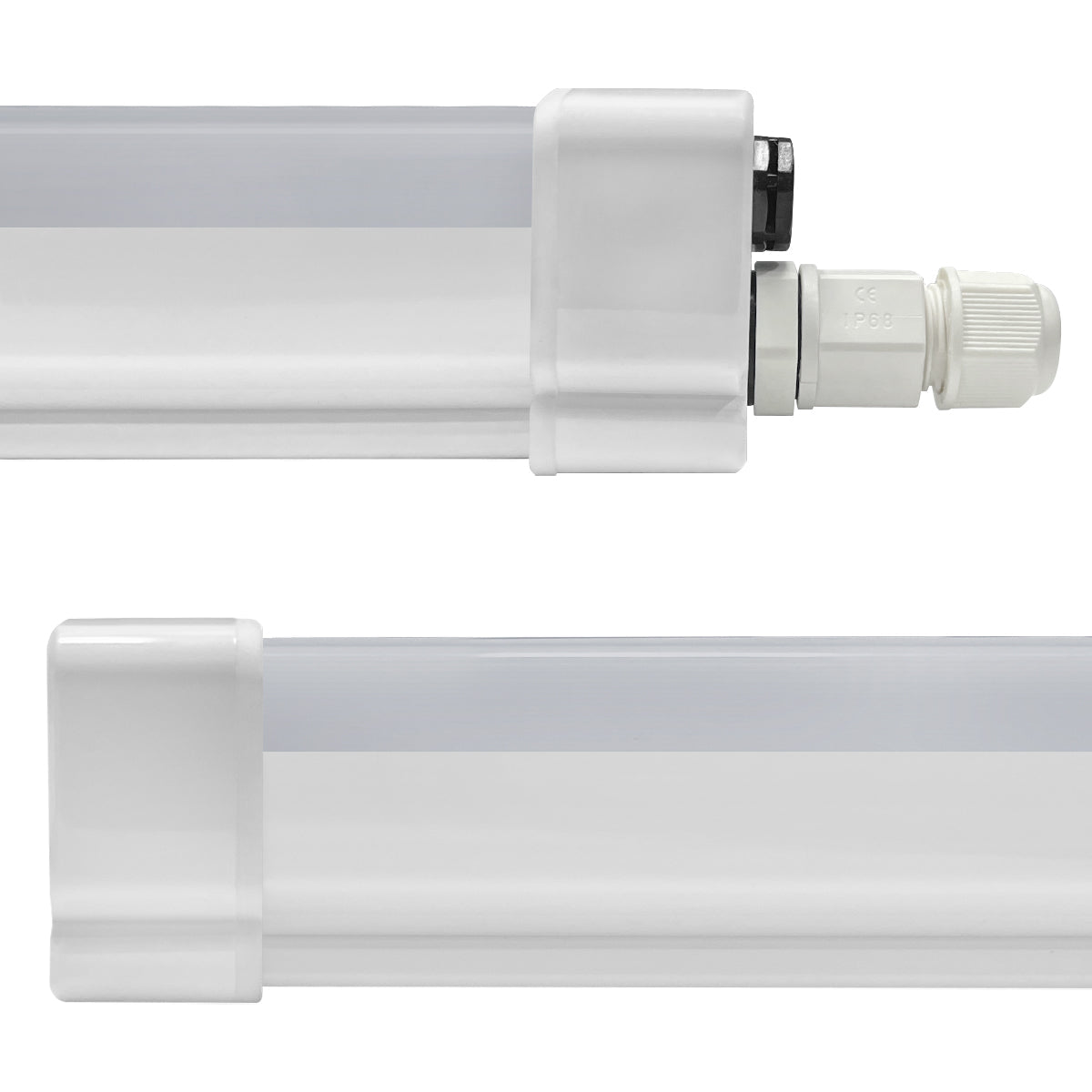 18w 2ft Industrial LED Batten Tube Light IP Rated Cool White T8 Fluorescent Replacement - Energy Light Bulbs - Free delivery on all orders