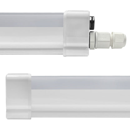 18w 2ft Industrial LED Batten Tube Light IP Rated Cool White T8 Fluorescent Replacement - Energy Light Bulbs - Free delivery on all orders