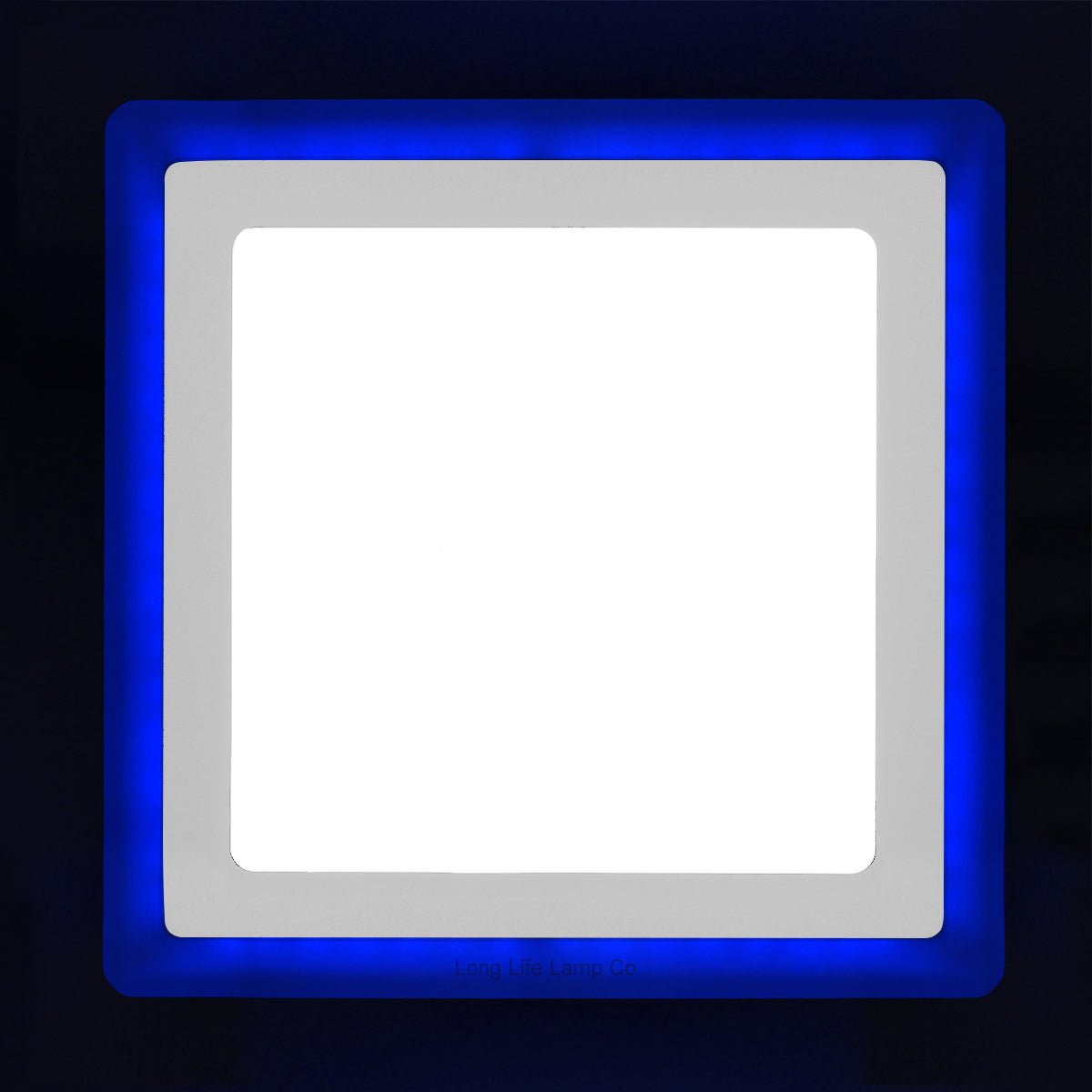 18w + 6w Square Recessed LED Ceiling Panel Light Dual Colour Cool White/Blue - Energy Light Bulbs - Free delivery on all orders