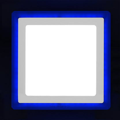 18w + 6w Square Recessed LED Ceiling Panel Light Dual Colour Cool White/Blue - Energy Light Bulbs - Free delivery on all orders