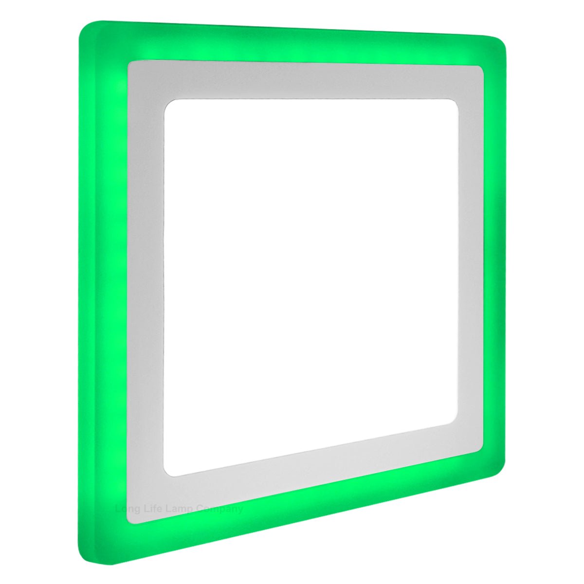 18w + 6w Square Recessed LED Ceiling Panel Light Dual Colour Cool White/Green - Energy Light Bulbs - Free delivery on all orders