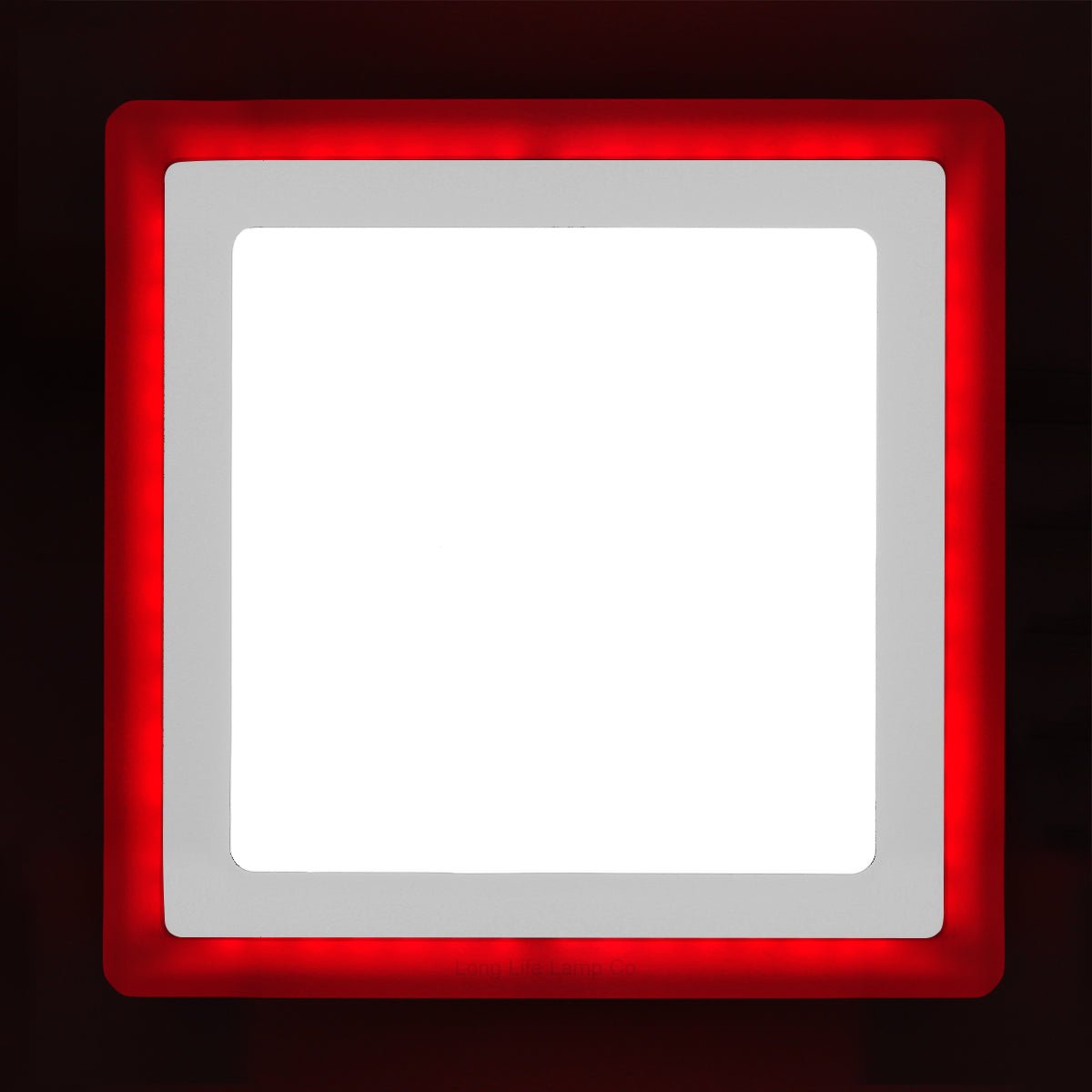 18w + 6w Square Recessed LED Ceiling Panel Light Dual Colour Cool White/Red - Energy Light Bulbs - Free delivery on all orders