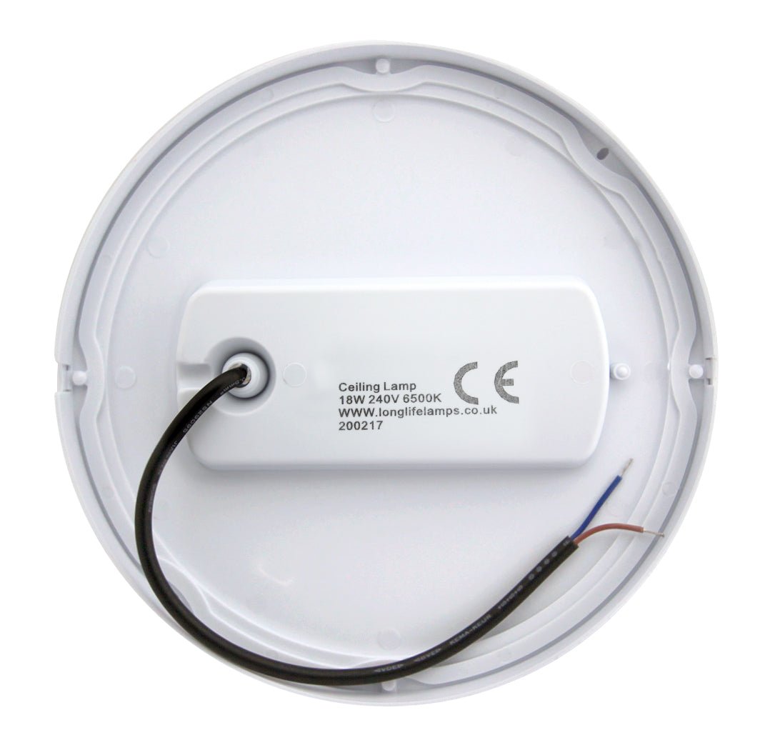 18w High Brightness Round LED Flush Mount Ceiling Light Ideal For Bathrooms, Bedrooms, Loftroom, Storeroom - Energy Light Bulbs - Free delivery on all orders