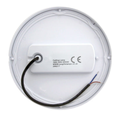 18w High Brightness Round LED Flush Mount Ceiling Light Ideal For Bathrooms, Bedrooms, Loftroom, Storeroom - Energy Light Bulbs - Free delivery on all orders