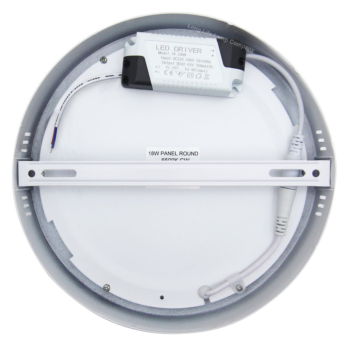 18w LED 6500K Round Surface Mount Ceiling Panel Cool White - Free delivery on all orders