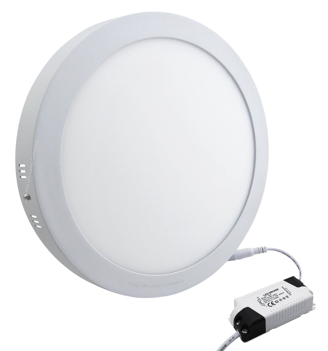 18w LED 6500K Round Surface Mount Ceiling Panel Cool White - Energy Light Bulbs - Free delivery on all orders