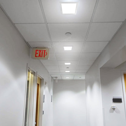 18W LED Back Lit Square Recessed Ceiling Panel Light Cool White 6500k 225 x 225 - Energy Light Bulbs - Free delivery on all orders