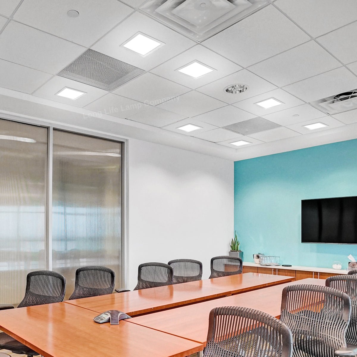 18W LED Back Lit Square Recessed Ceiling Panel Light Cool White 6500k 225 x 225 - Energy Light Bulbs - Free delivery on all orders