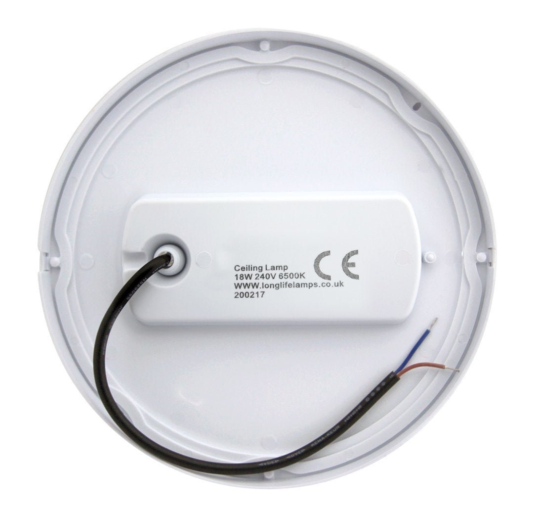 18w LED Bulkhead Ceiling Light Mounted Round Dome Cool White - Energy Light Bulbs - Free delivery on all orders