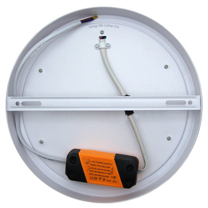18w LED Ceiling Light Cool White with Blue Ambient Ring Surface Mount - Energy Light Bulbs - Free delivery on all orders