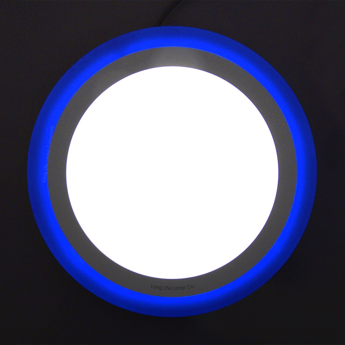 18w LED Ceiling Light Cool White with Blue Ambient Ring Surface Mount - Energy Light Bulbs - Free delivery on all orders