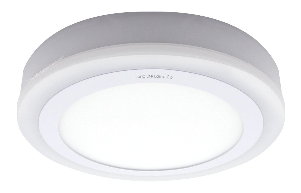 18w LED Ceiling Light Cool White with Blue Ambient Ring Surface Mount - Energy Light Bulbs - Free delivery on all orders