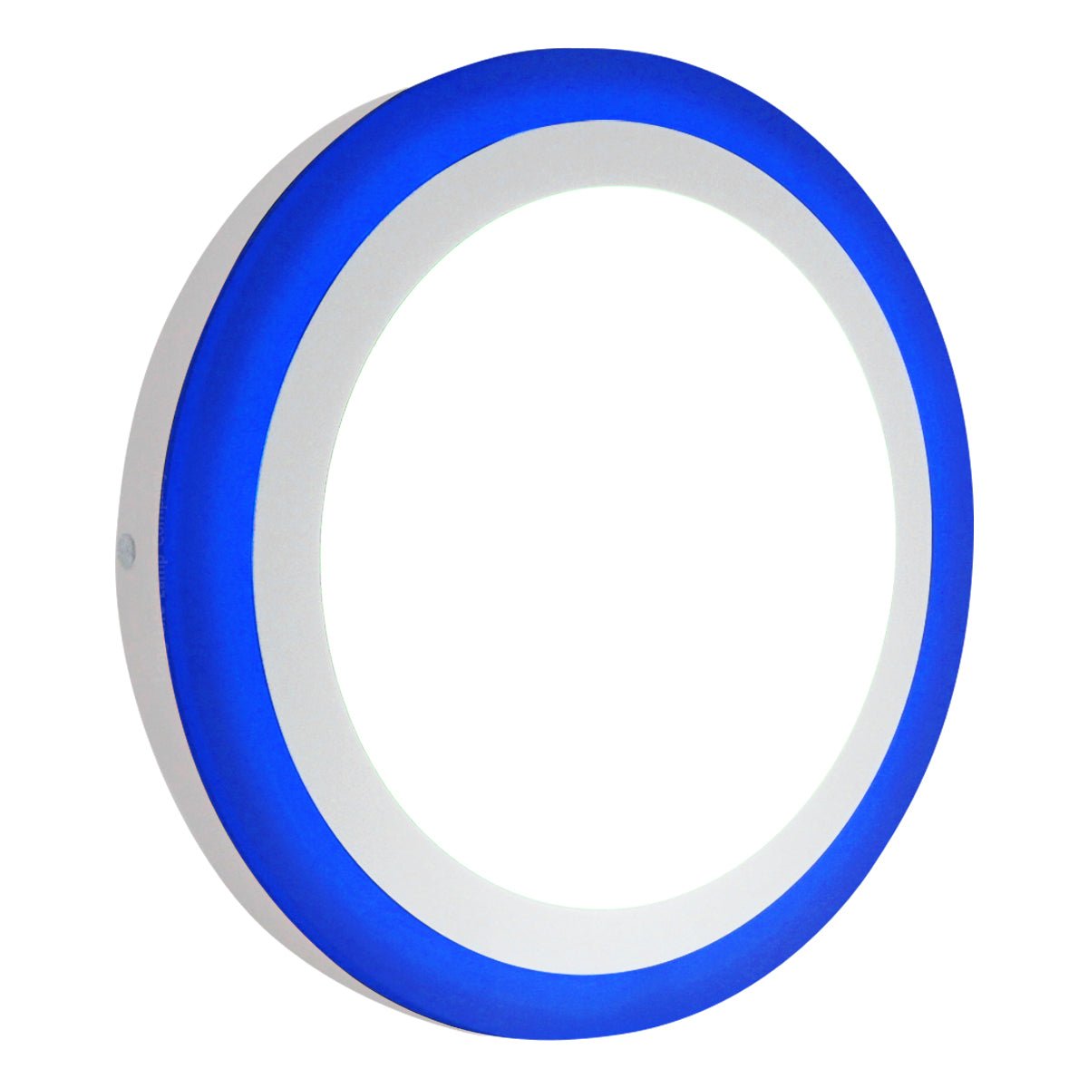 18w LED Ceiling Light Cool White with Blue Ambient Ring Surface Mount - Energy Light Bulbs - Free delivery on all orders