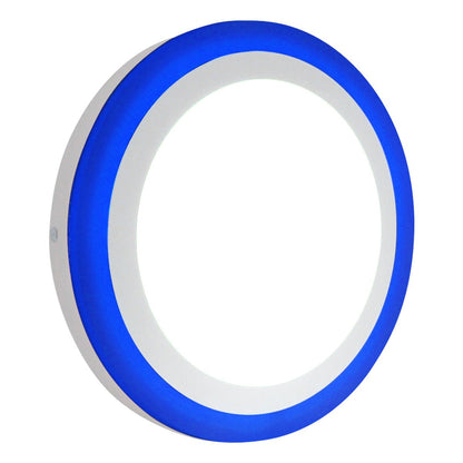 18w LED Ceiling Light Cool White with Blue Ambient Ring Surface Mount - Energy Light Bulbs - Free delivery on all orders
