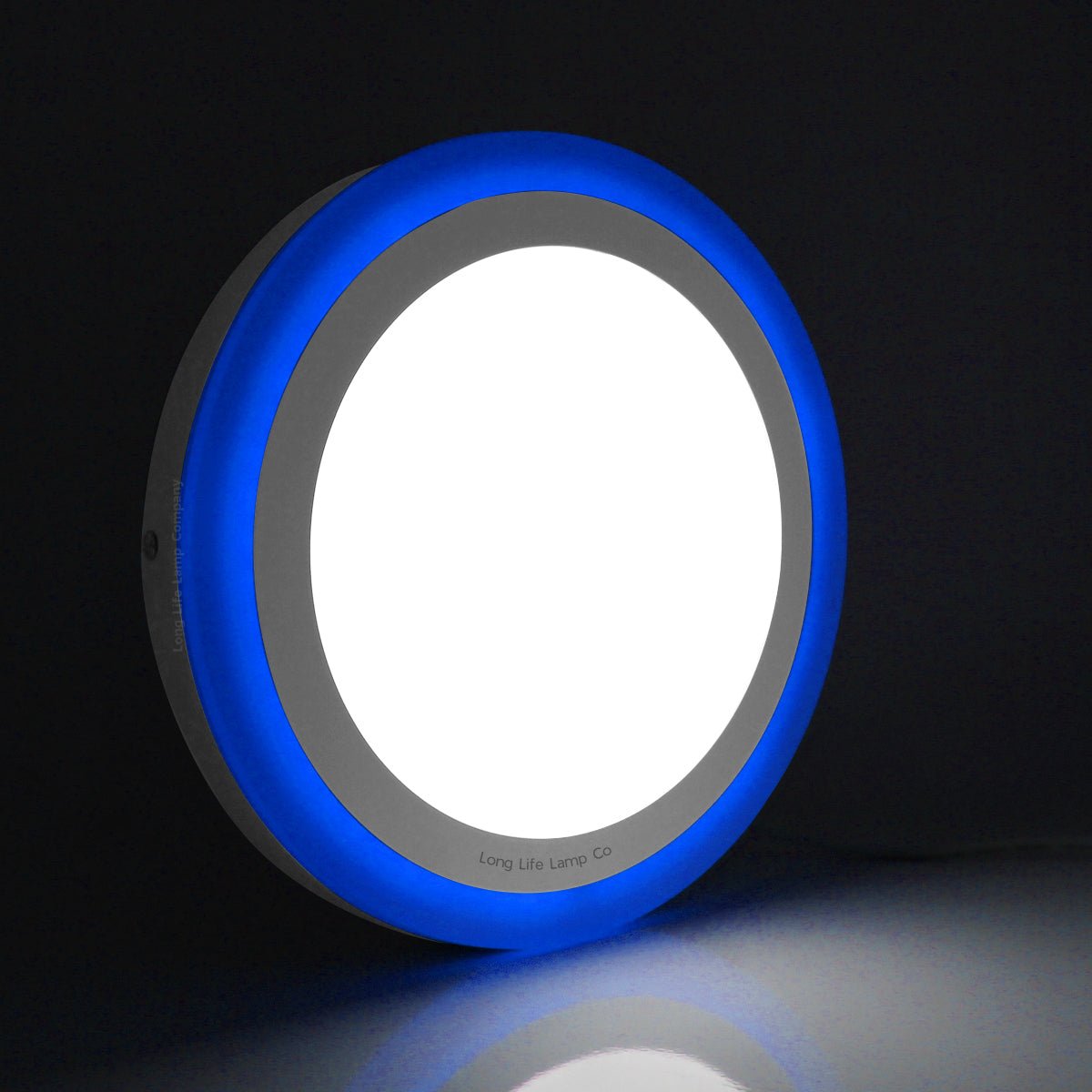 18w LED Ceiling Light Cool White with Blue Ambient Ring Surface Mount - Energy Light Bulbs - Free delivery on all orders