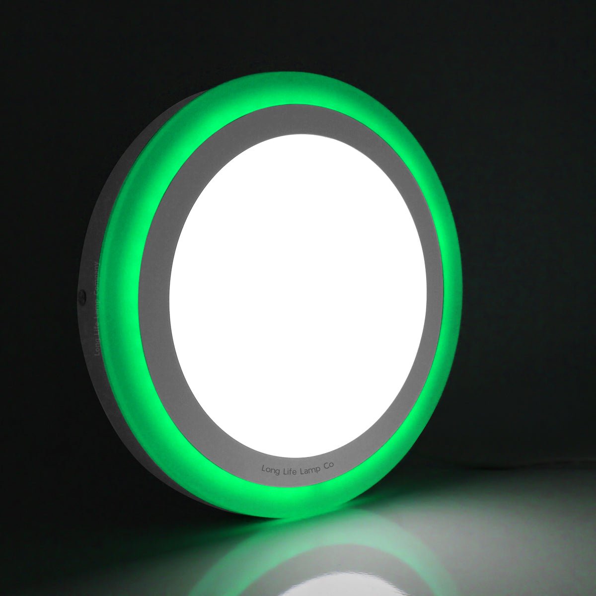 18w LED Ceiling Light Cool White with Green Ambient Ring Surface Mount - Energy Light Bulbs - Free delivery on all orders