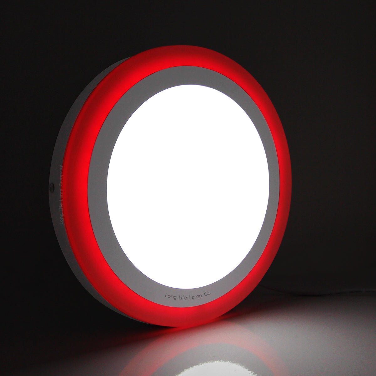 18w LED Ceiling Light Cool White with Red Ambient Ring Surface Mount - Energy Light Bulbs - Free delivery on all orders