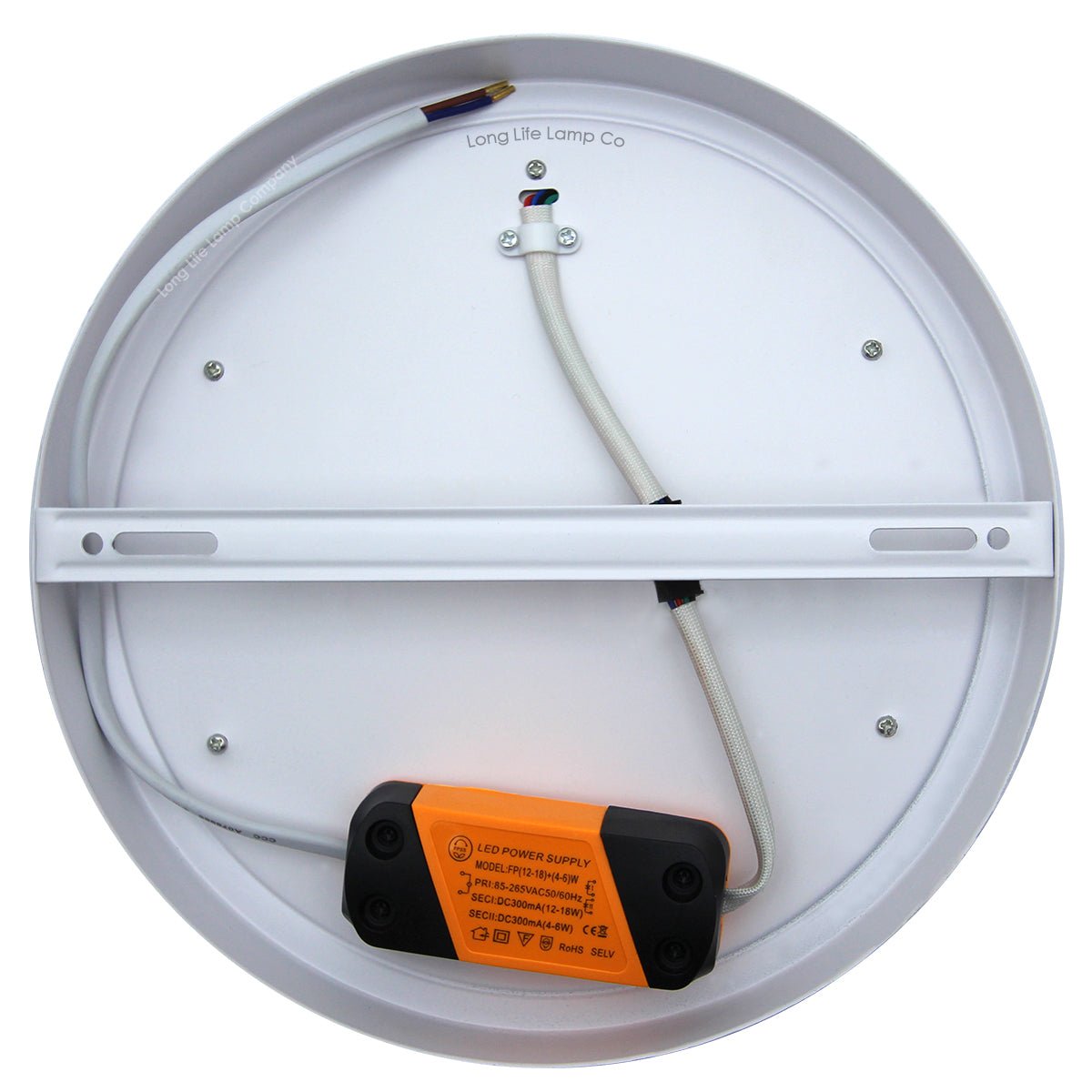 18w LED Ceiling Light Cool White with Red Ambient Ring Surface Mount - Energy Light Bulbs - Free delivery on all orders