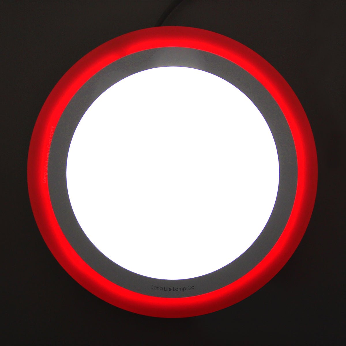 18w LED Ceiling Light Cool White with Red Ambient Ring Surface Mount - Energy Light Bulbs - Free delivery on all orders