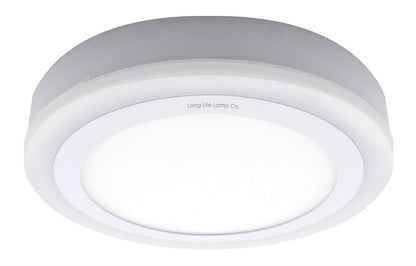 18w LED Ceiling Light Cool White with Red Ambient Ring Surface Mount - Energy Light Bulbs - Free delivery on all orders
