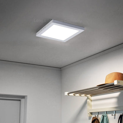 18w LED Cool White Square Surface Mount Ceiling Panel - Energy Light Bulbs - Free delivery on all orders