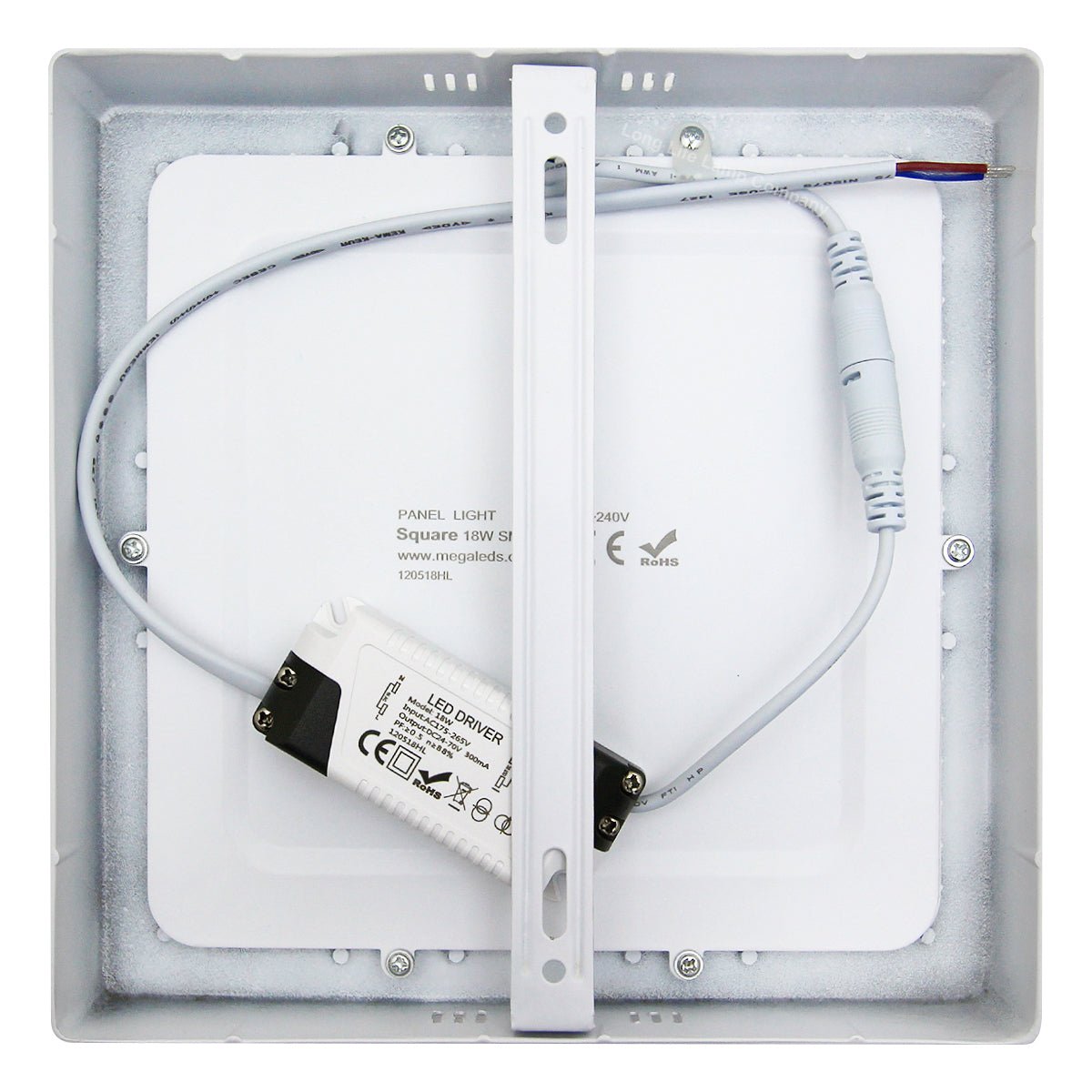 18w LED Cool White Square Surface Mount Ceiling Panel - Energy Light Bulbs - Free delivery on all orders