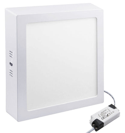 18w LED Cool White Square Surface Mount Ceiling Panel - Energy Light Bulbs - Free delivery on all orders