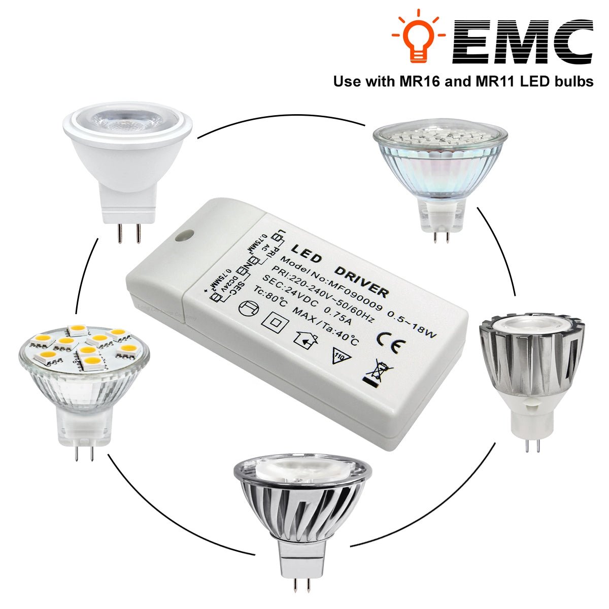 18w LED Driver Transformer 24V - Energy Light Bulbs - Free delivery on all orders