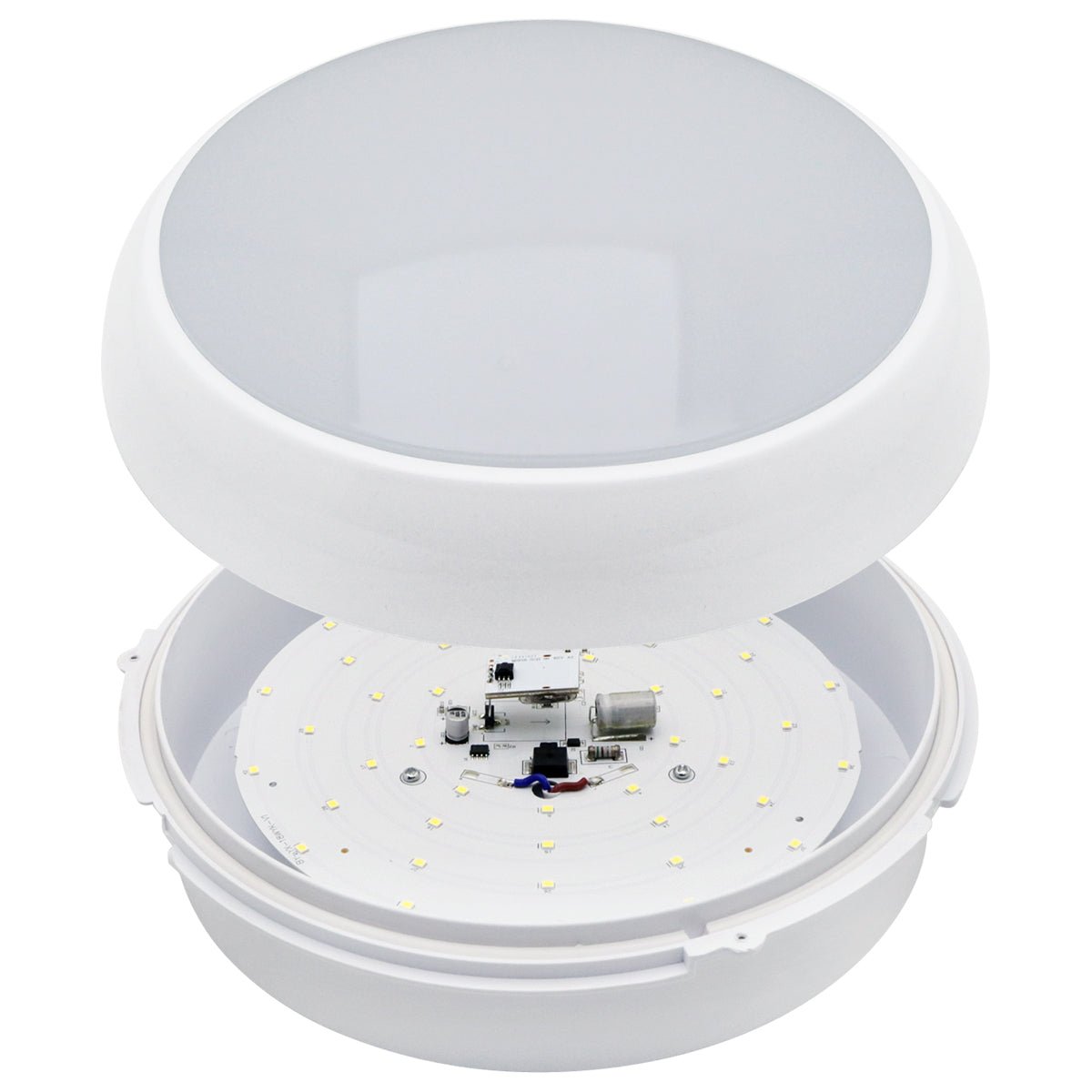 18w LED Flushlight Round Surface Mount with Microwave Sensor remote controlled - Energy Light Bulbs - Free delivery on all orders