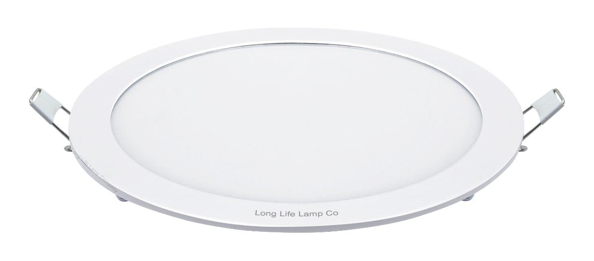 18w LED Round Recessed Ceiling Flat Panel Down Light Ultra Slim 3500K Warm White - Energy Light Bulbs - Free delivery on all orders