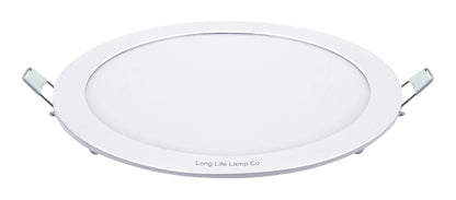 18w LED Round Recessed Ceiling Flat Panel Down Light Ultra Slim 3500K Warm White - Energy Light Bulbs - Free delivery on all orders